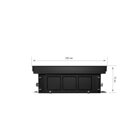 Конвектор внутрипольный Royal Thermo ATRIUM-75/200/1600-DG-U-AU