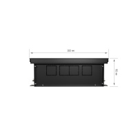 Конвектор внутрипольный Royal Thermo ATRIUM-110/300/1200-DG-U-AU
