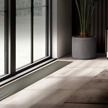 Конвектор внутрипольный Royal Thermo ATRIUM-90/400/800-DG-U-LB